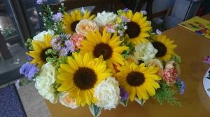 夏にピッタリアレンジメント|「いなば生花店」　（茨城県筑西市の花屋）のブログ